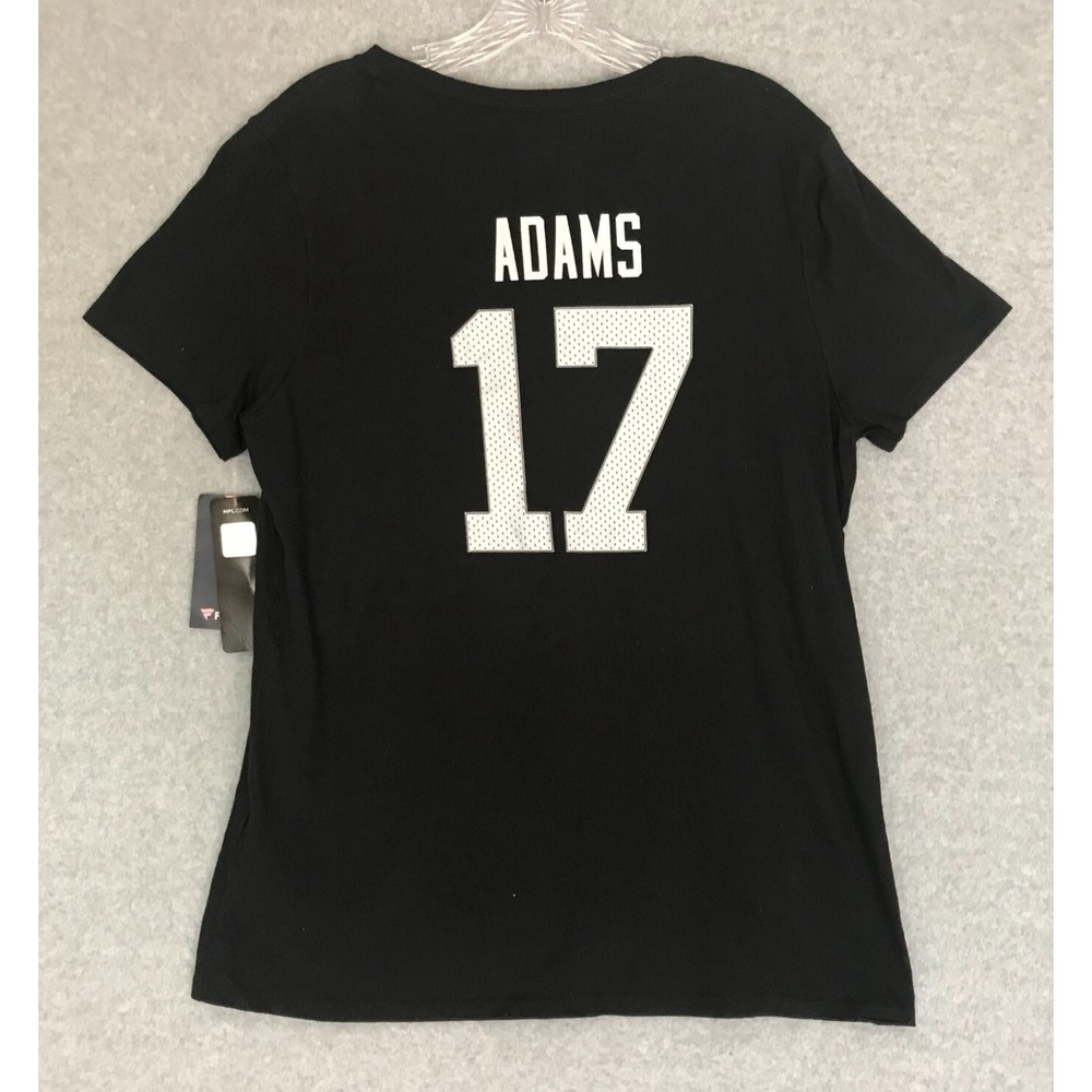 NEW! Fanatics Las Vegas Raiders Davante Adams Womens T-Shirt Large Black NWT